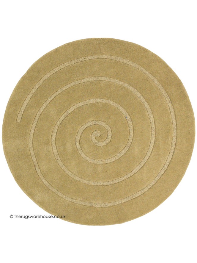 Spiral Gold Rug - 5