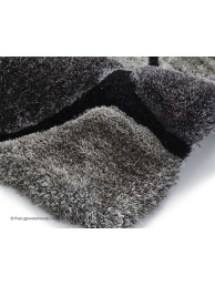 Cobbles Black Grey Rug - Thumbnail - 3