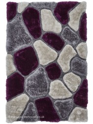 Cobbles Grey Purple Rug - Thumbnail - 4