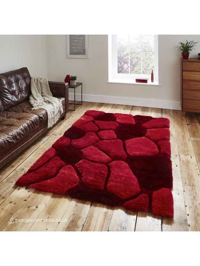 Cobbles Red Rug - 2