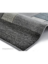 Jigsaw Grey Blue Rug - Thumbnail - 3