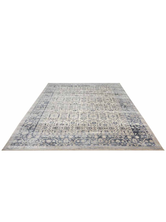 Malta Blue Ivory  Rug - 5