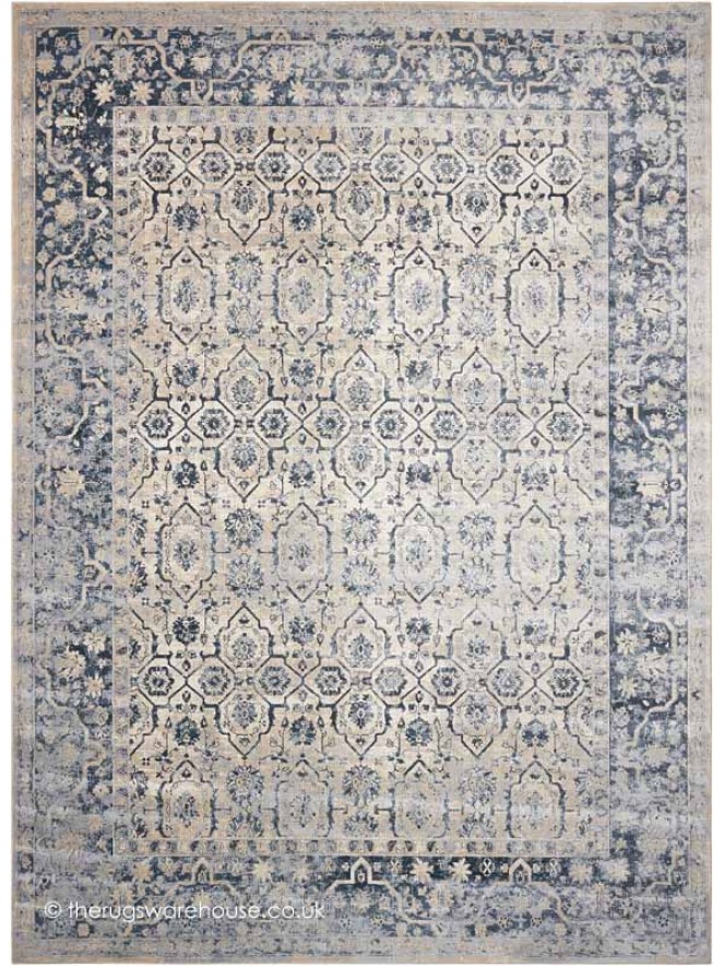 Malta Blue Ivory  Rug - 6