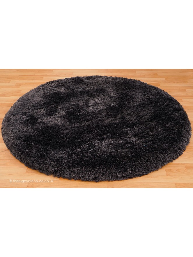 Revival Anthracite Circle Rug - 2