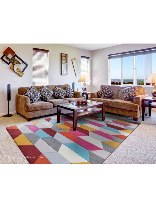 Funk Honeycomb Bright  Rug - 2