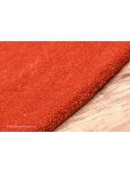 Comfort Burnt Orange Circle Rug - Thumbnail - 3