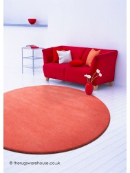 Comfort Coral Circle Rug - Thumbnail - 2