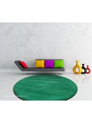 Comfort Green Circle Rug - Thumbnail - 3