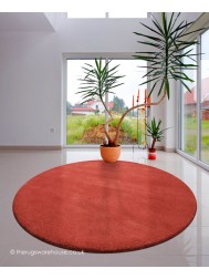 Comfort Peach Circle Rug - Thumbnail - 2