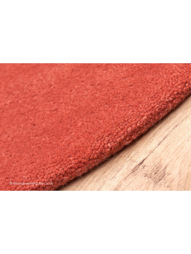 Comfort Peach Circle Rug - 3