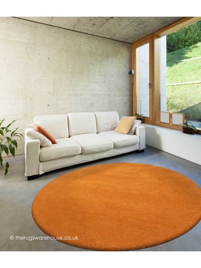 Comfort Pumpkin Circle Rug - 2