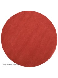 Comfort Peach Circle Rug - Thumbnail - 6