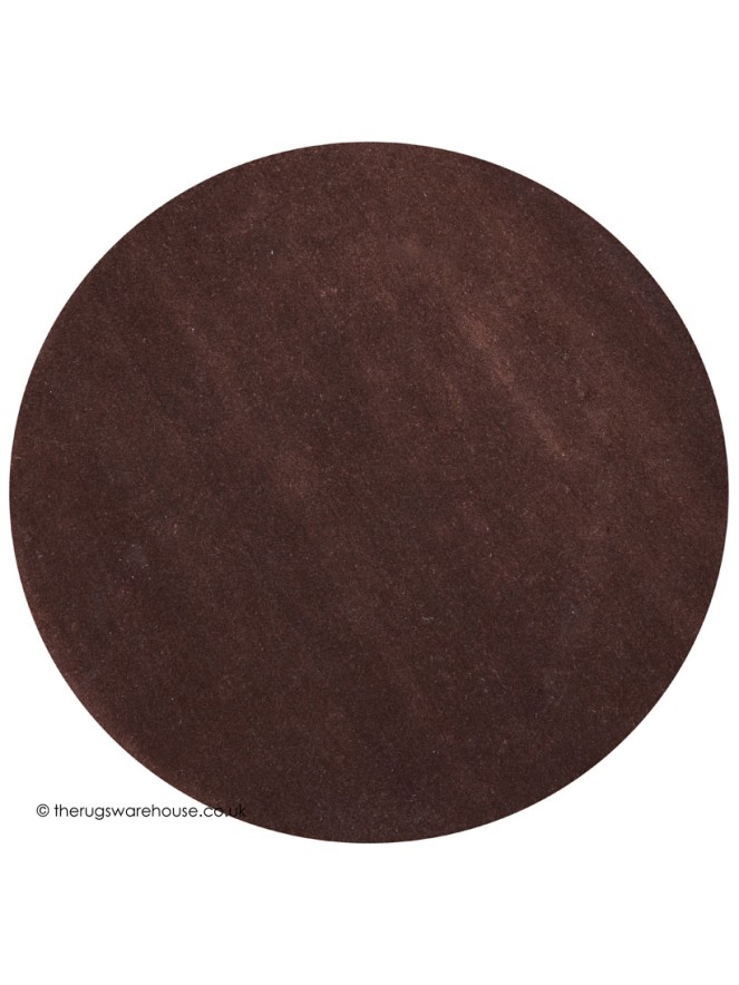 Comfort Choco Circle Rug - 5