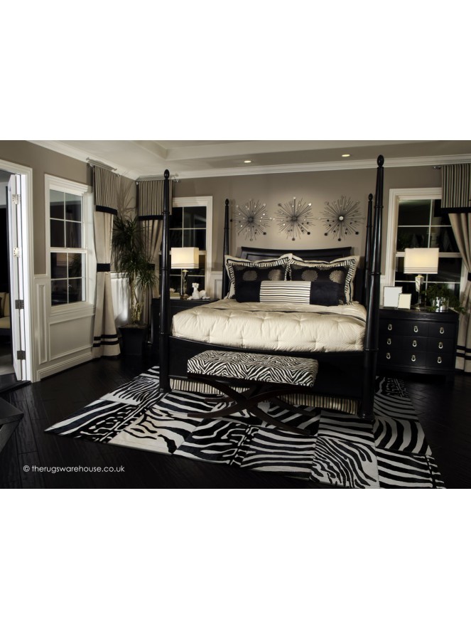 Zebra Squares Rug - 2