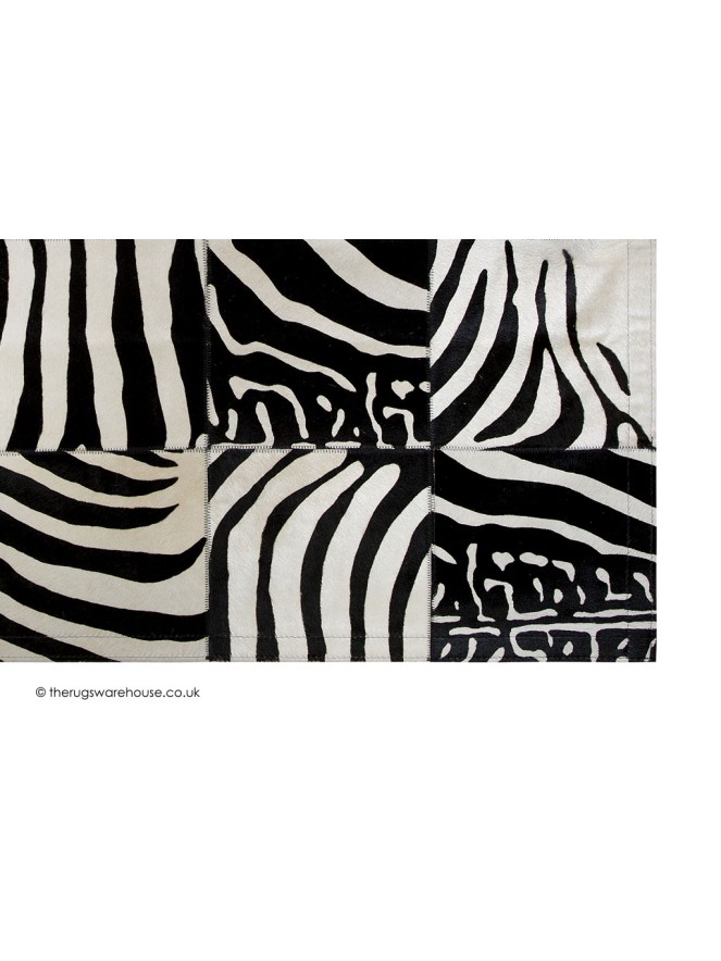 Zebra Squares Rug - 4