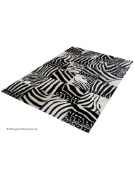 Zebra Squares Rug - Thumbnail - 7