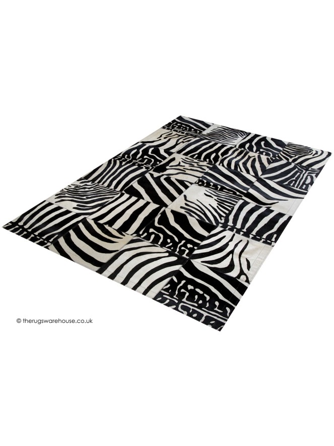 Zebra Squares Rug - 7