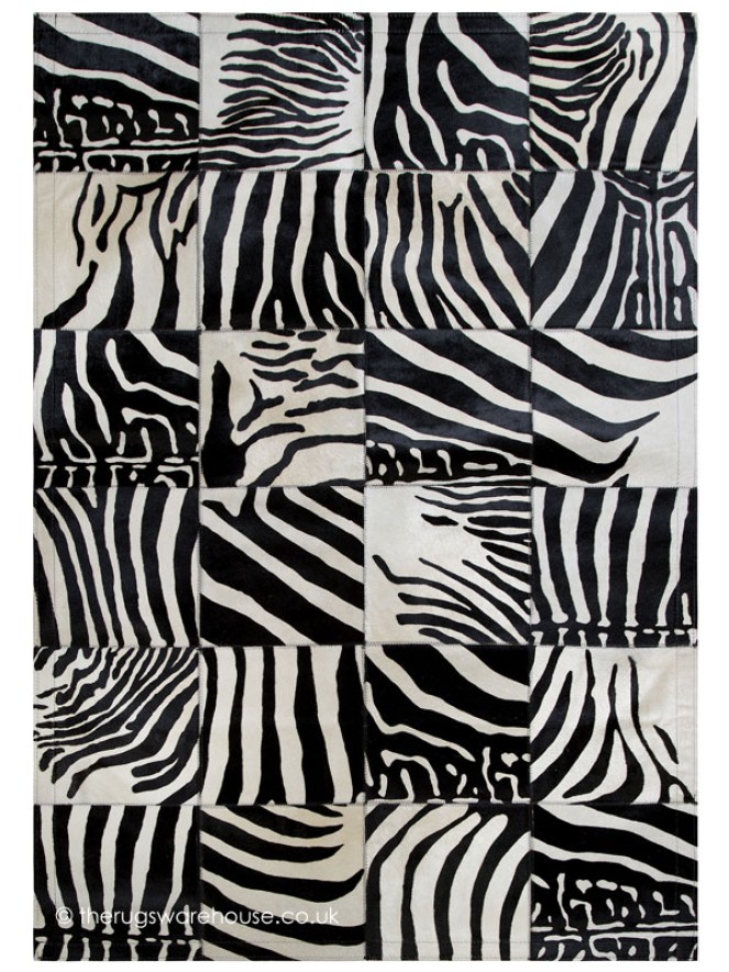 Zebra Squares Rug - 8