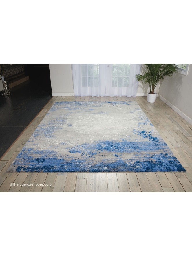 Twilight Chic Blue Grey Rug - 2