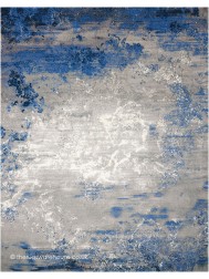 Twilight Chic Blue Grey Rug - Thumbnail - 9