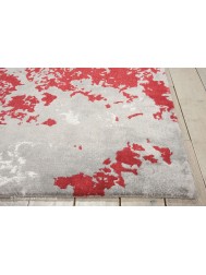 Twilight Chic Grey Red Rug - Thumbnail - 4