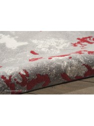 Twilight Chic Grey Red Rug - Thumbnail - 7