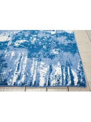 Twilight Chic Blue Ivory Rug - Thumbnail - 4