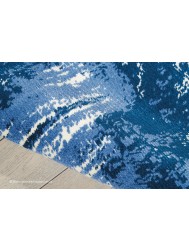 Twilight Chic Blue Ivory Rug - Thumbnail - 5