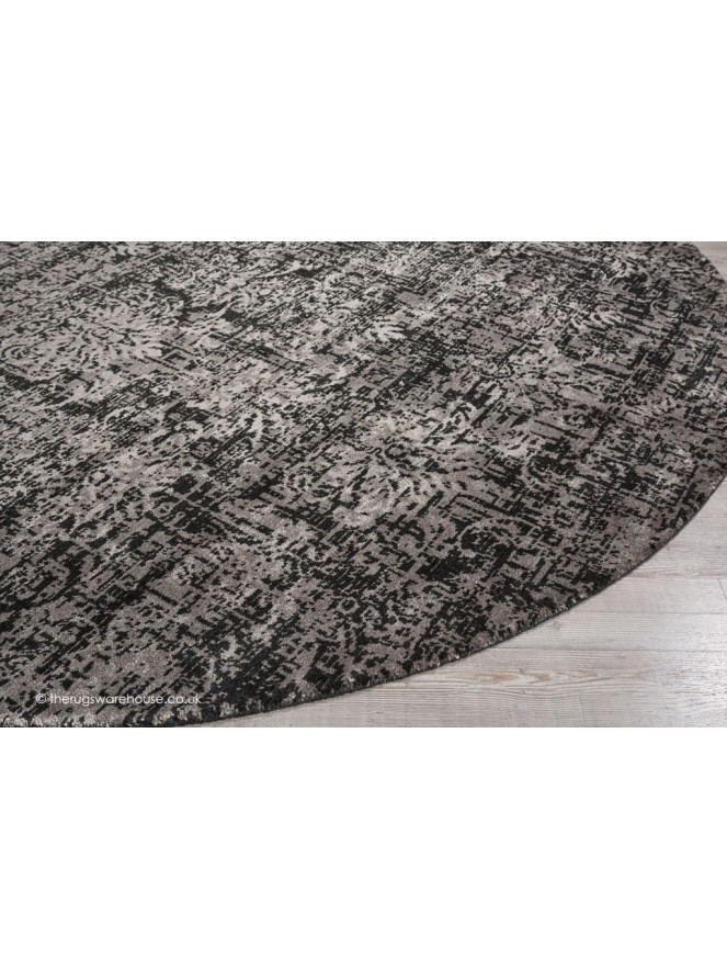 Twilight Chic Onyx Circle Rug - 5