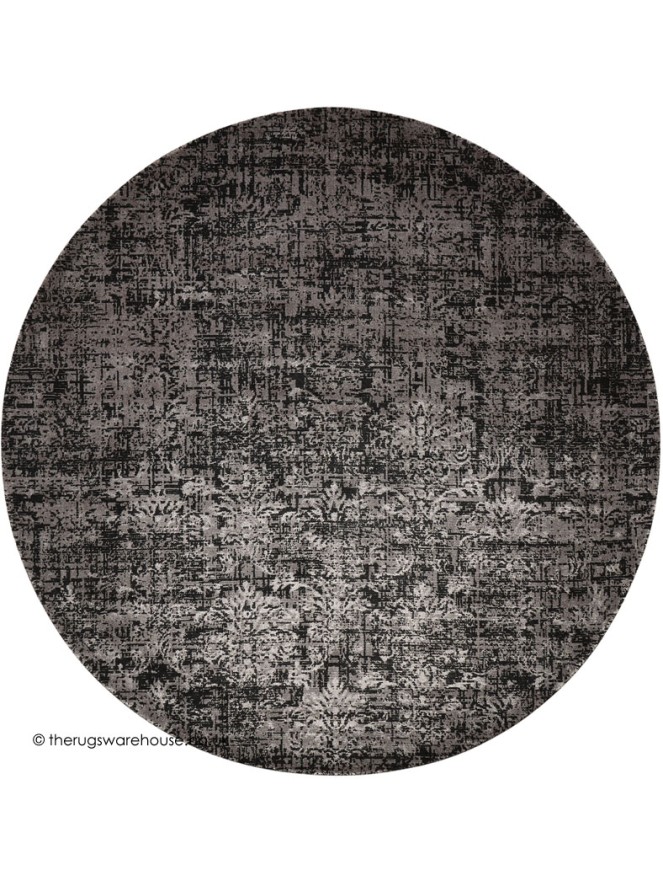 Twilight Chic Onyx Circle Rug - 6