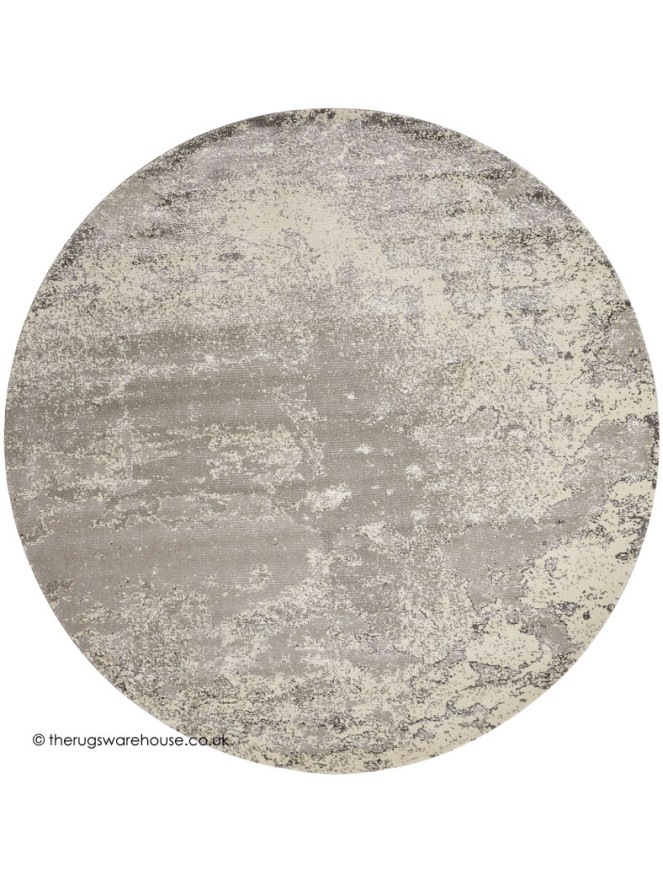 Twilight Chic Bone Circle Rug - 6