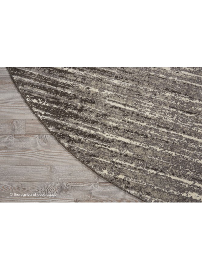 Twilight Chic Smoke Circle Rug - 3