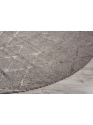 Twilight Chic Grey Circle Rug - Thumbnail - 5