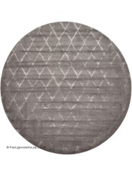 Twilight Chic Grey Circle Rug - Thumbnail - 6