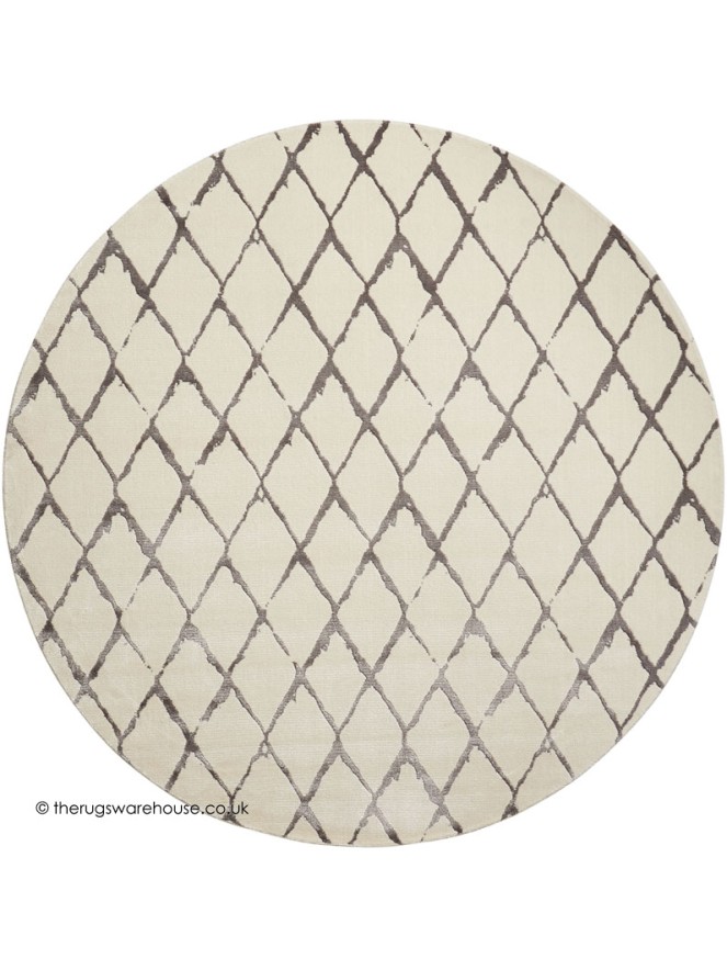 Twilight Chic Diamonds Circle Rug - 5