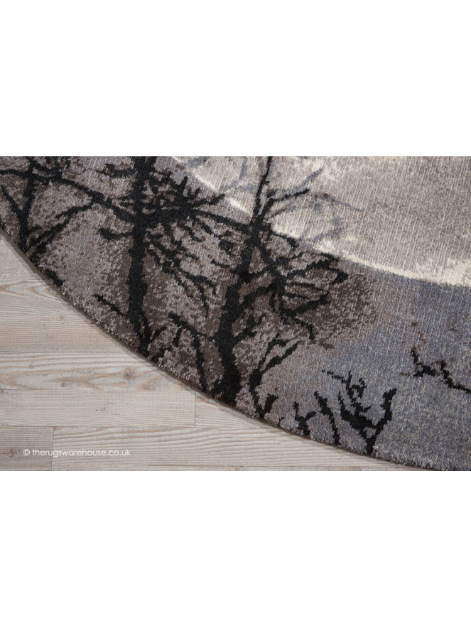 Twilight Chic Moon Circle Rug - 3