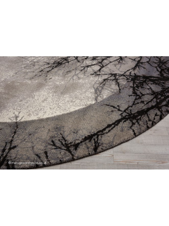 Twilight Chic Moon Circle Rug - 5