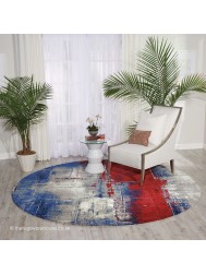 Twilight Chic Multi Circle Rug - Thumbnail - 2