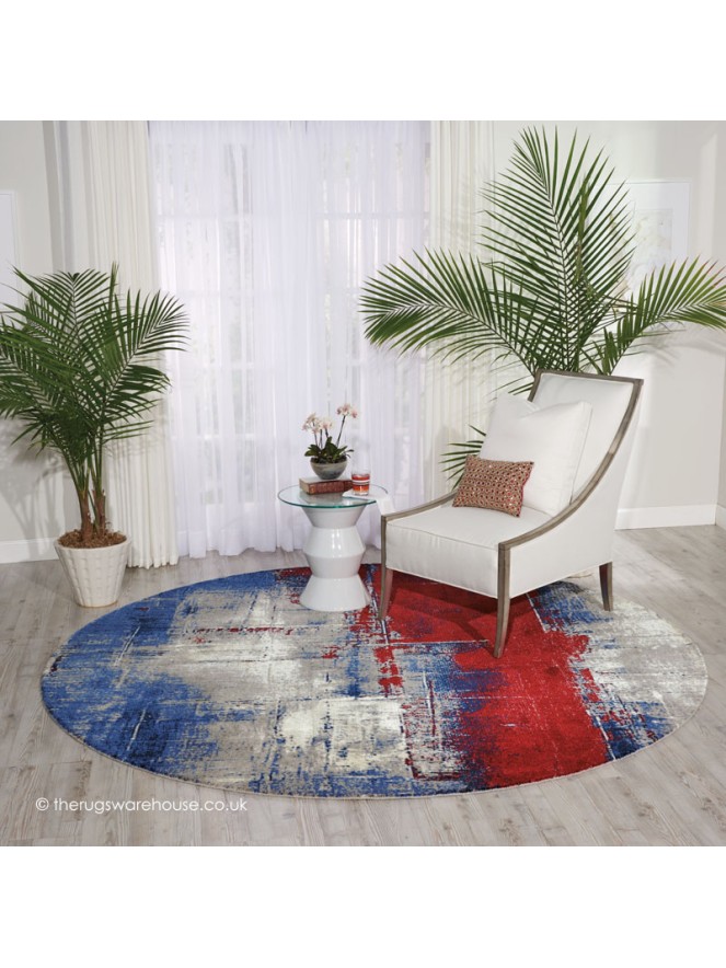 Twilight Chic Multi Circle Rug - 2