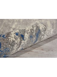 Twilight Chic Blue Grey Circle Rug - Thumbnail - 4