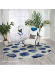 Twilight Chic Dotty Circle Rug - Thumbnail - 2