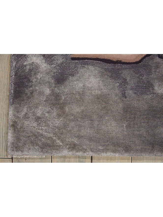 Prismatic Beige Silver Rug - 5