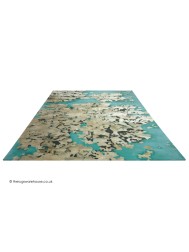 Prismatic Aqua Rug - Thumbnail - 7