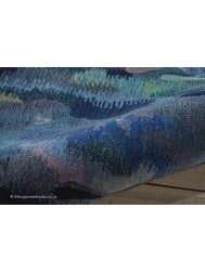 Prismatic Silver Blue Rug - Thumbnail - 8