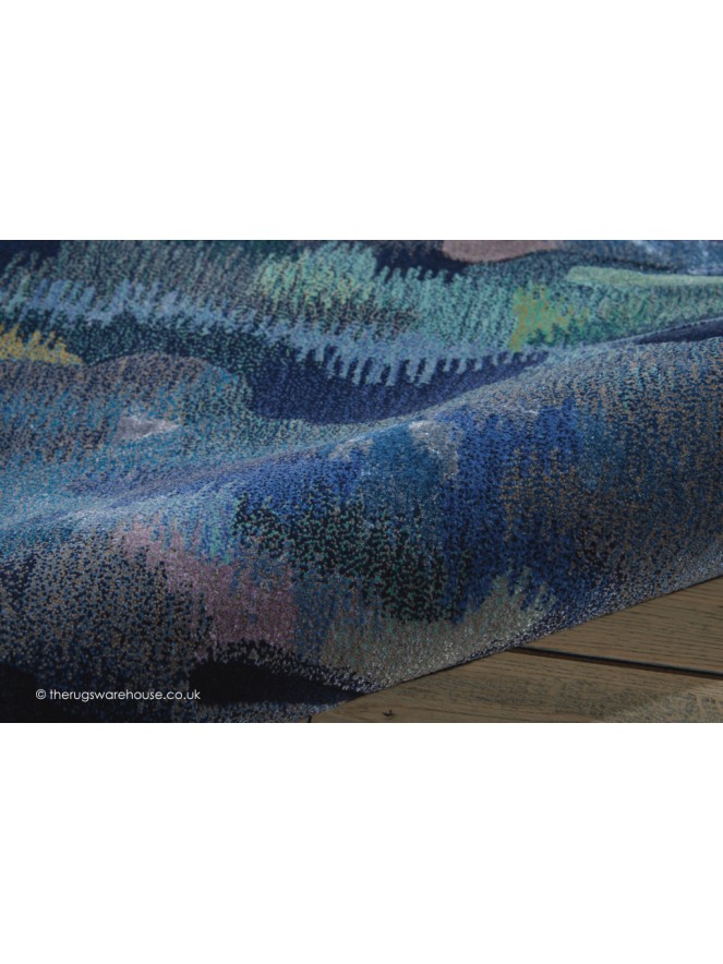 Prismatic Silver Blue Rug - 8