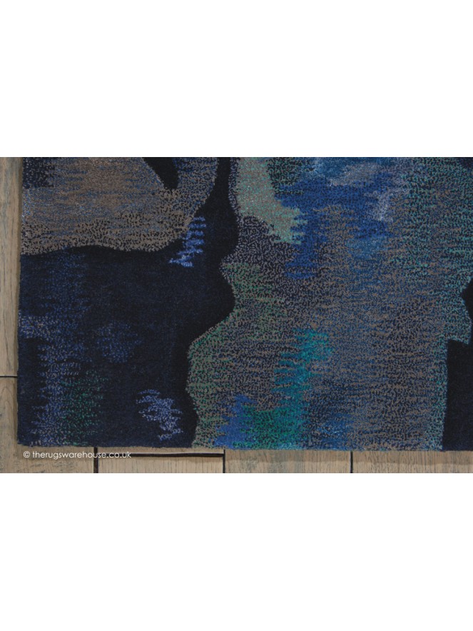 Prismatic Silver Blue Rug - 9