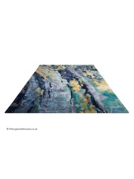 Prismatic Silver Blue Rug - Thumbnail - 10