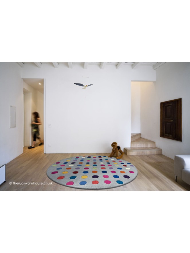 Funk Spotty Circle Rug - 2