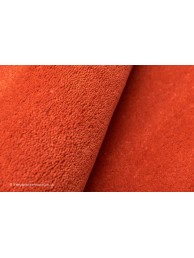 Comfort Burnt Orange Oval Rug - Thumbnail - 4