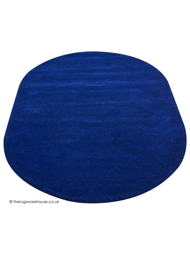 Comfort Navy Oval Rug - 6